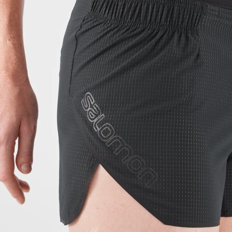 Black Salomon Sense Aero 3'' Women's Running Shorts | IE GI9652